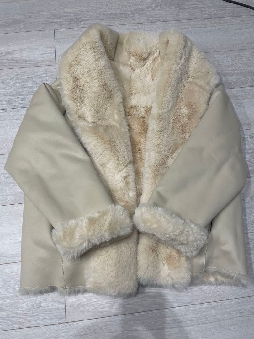 2WAY ムートンコート　ファーコート　eimy