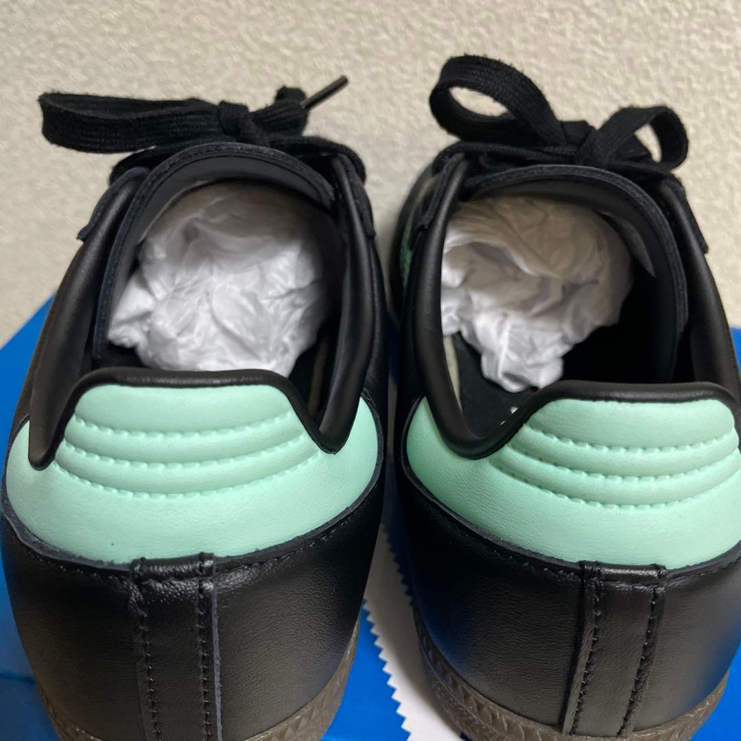 値下げadidasサンバOG ブラック/ミント 39 1/3