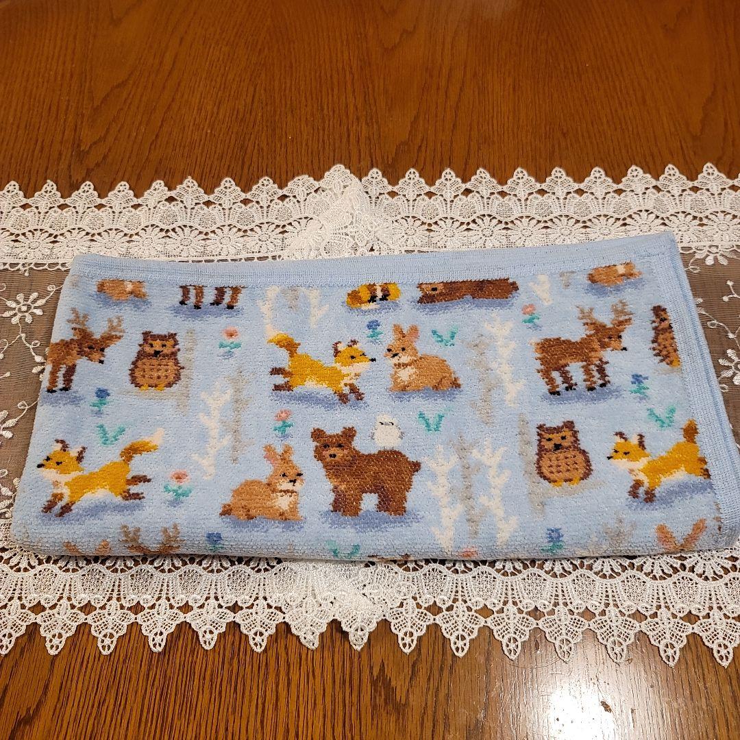 FEILER ウインターアニマルズ❤️プティバスタオル75×75❤️新品B級品