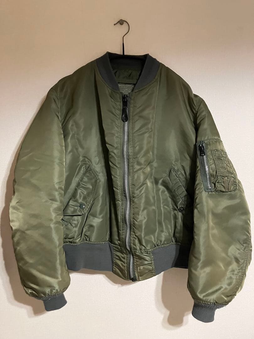 80s90s USA製 アルファインダストリーズ MA-1 フライトジャケット