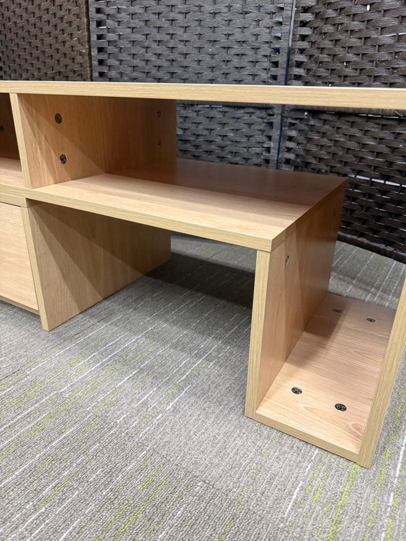 【美品】【洗浄消毒作業済】伸縮式テレビボード　テレビ台　TVボード