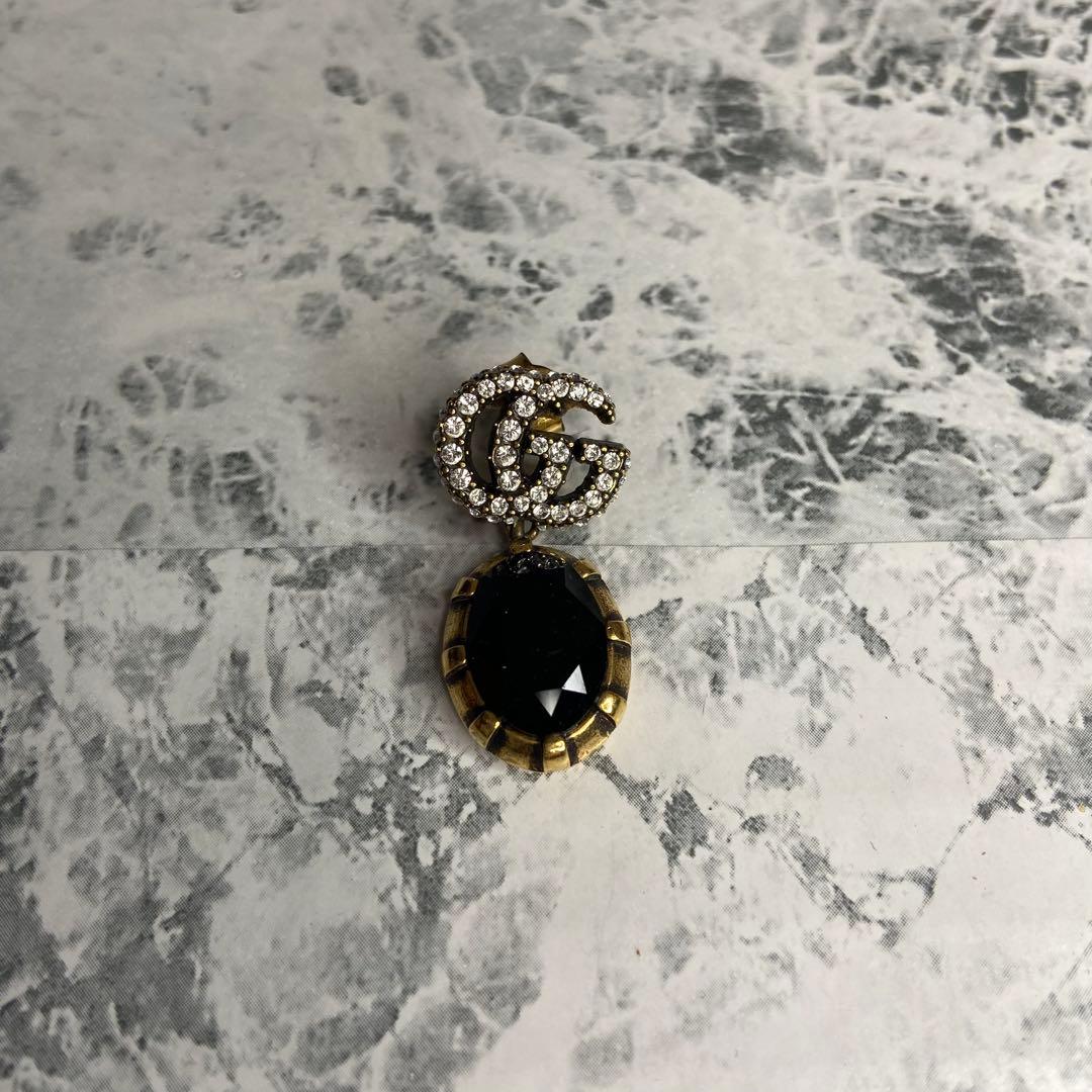 ✨GUCCI✨　グッチ　ピアス　マーモント　ラインストーン
