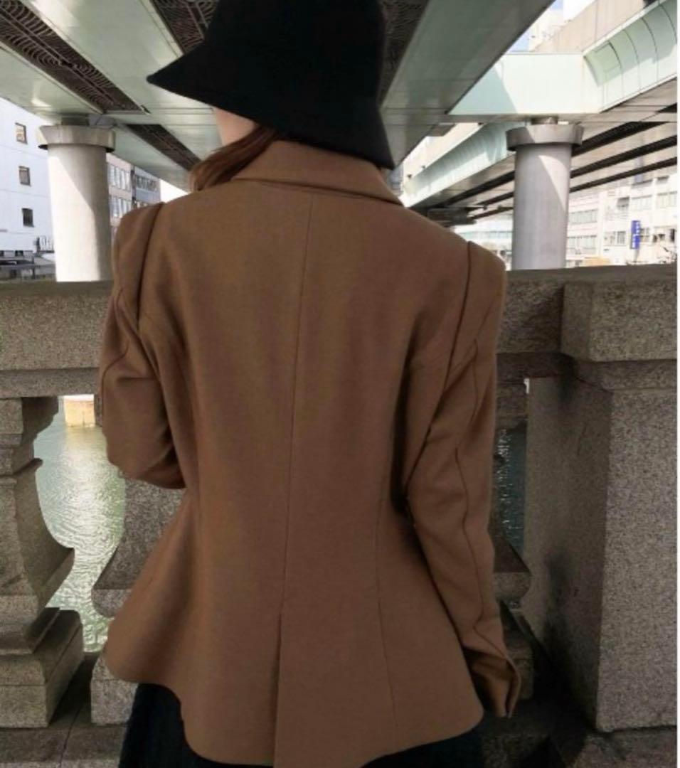 試着のみ　アメリ　ジャケット　WAIST SHAPE FLARE JACKET