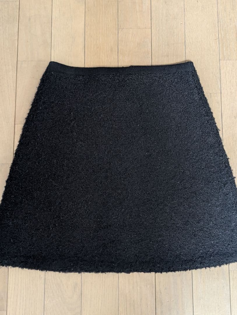 週末限定　machatt ブークレミニスカート　ブラック
