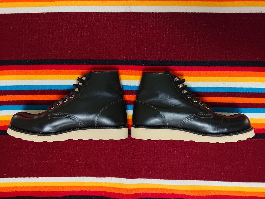 レッドウィング　ワークブーツ　8165　US7　ブラッククローム