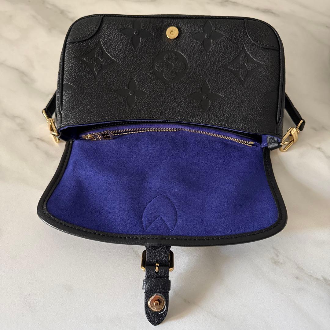 ルイヴィトン　ディアヌ　ブラック ショルダーバッグ