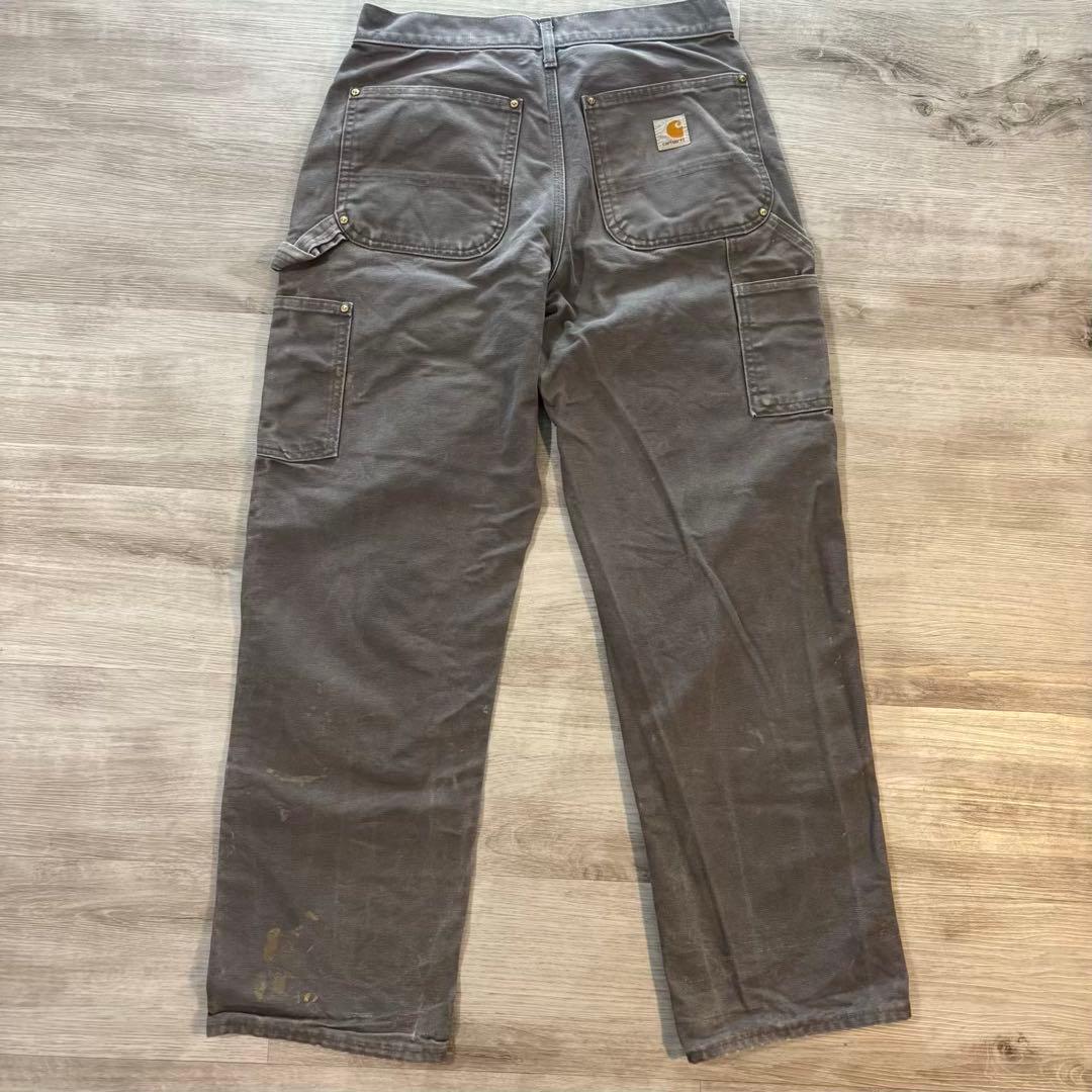 Carhartt B01 ダブルニーUSA製グレーフェード｜オリジナル#535