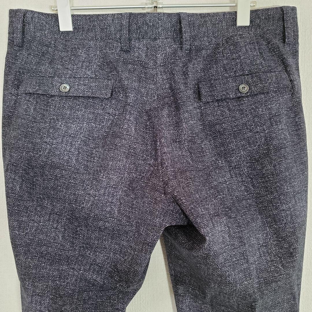 エポカウォモ カジュアルスーツ サイズ52 ストレッチ素材 ネイビー系