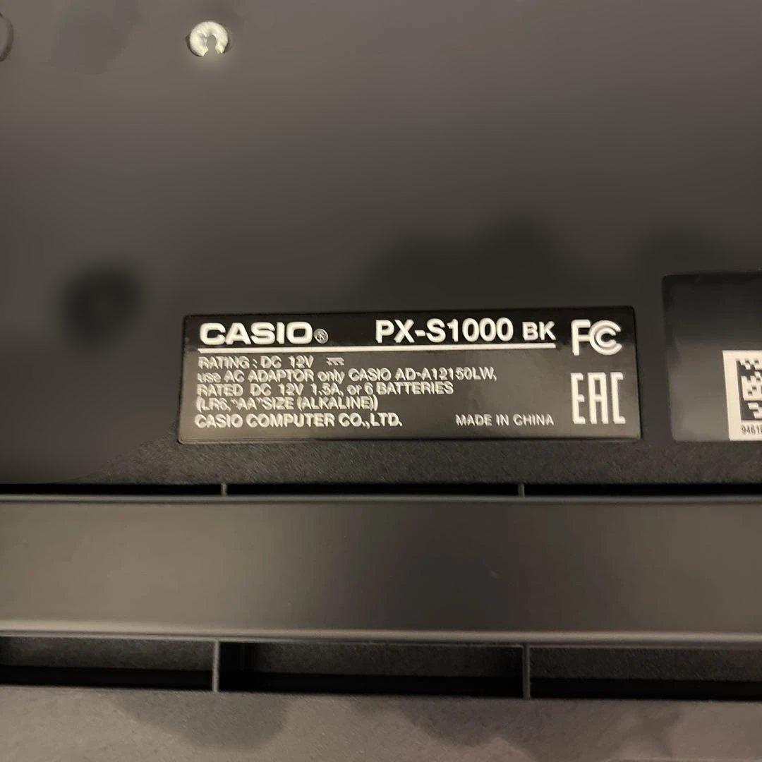 CASIO 電子ピアノ PRIVIA PX-S1000 2019年製スタンド付