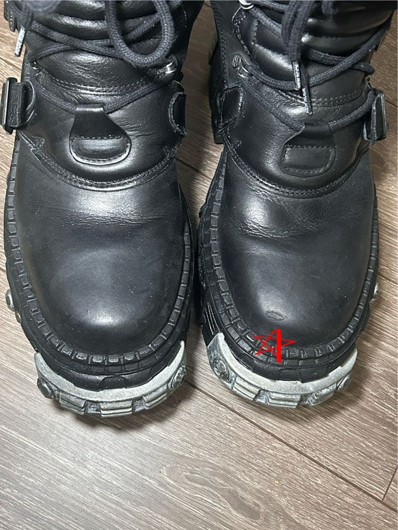【美品】NEW ROCK 厚底ブーツ archive EU42