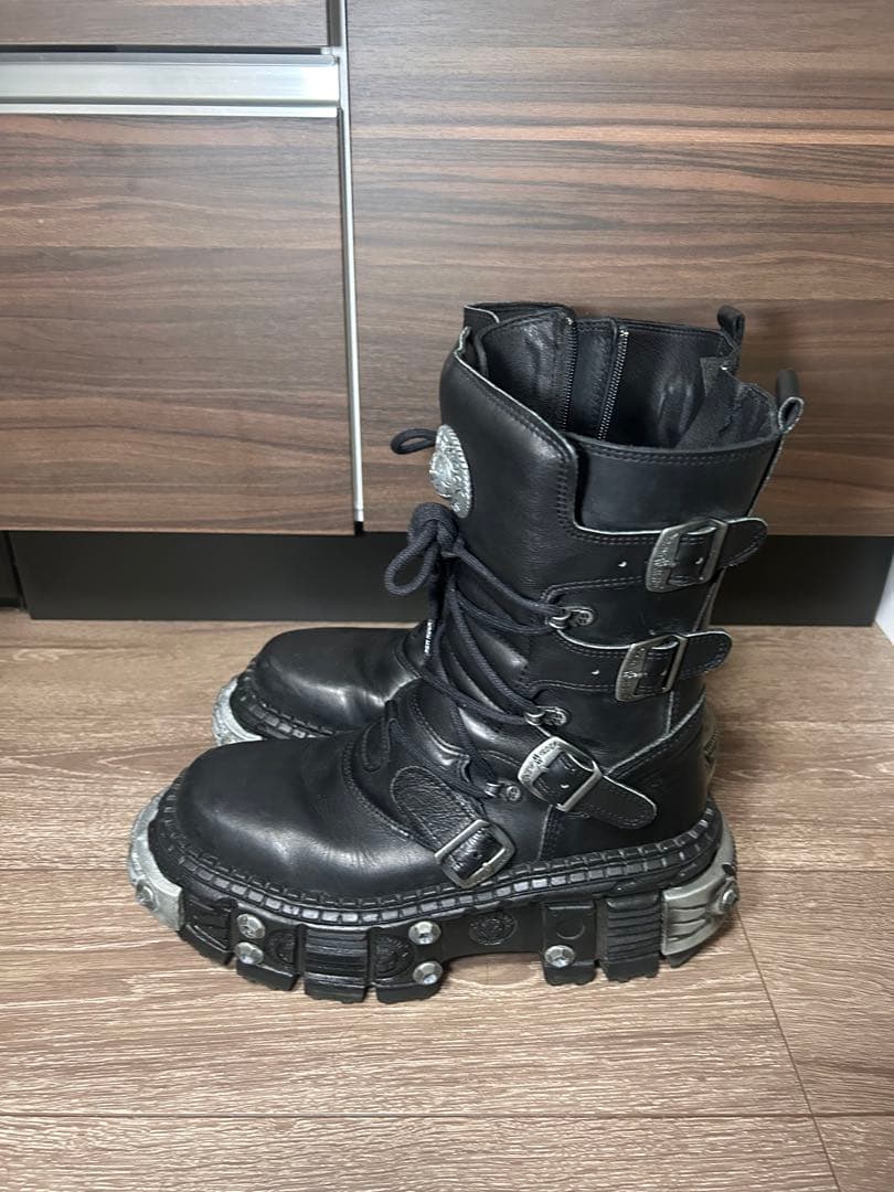 【美品】NEW ROCK 厚底ブーツ archive EU42