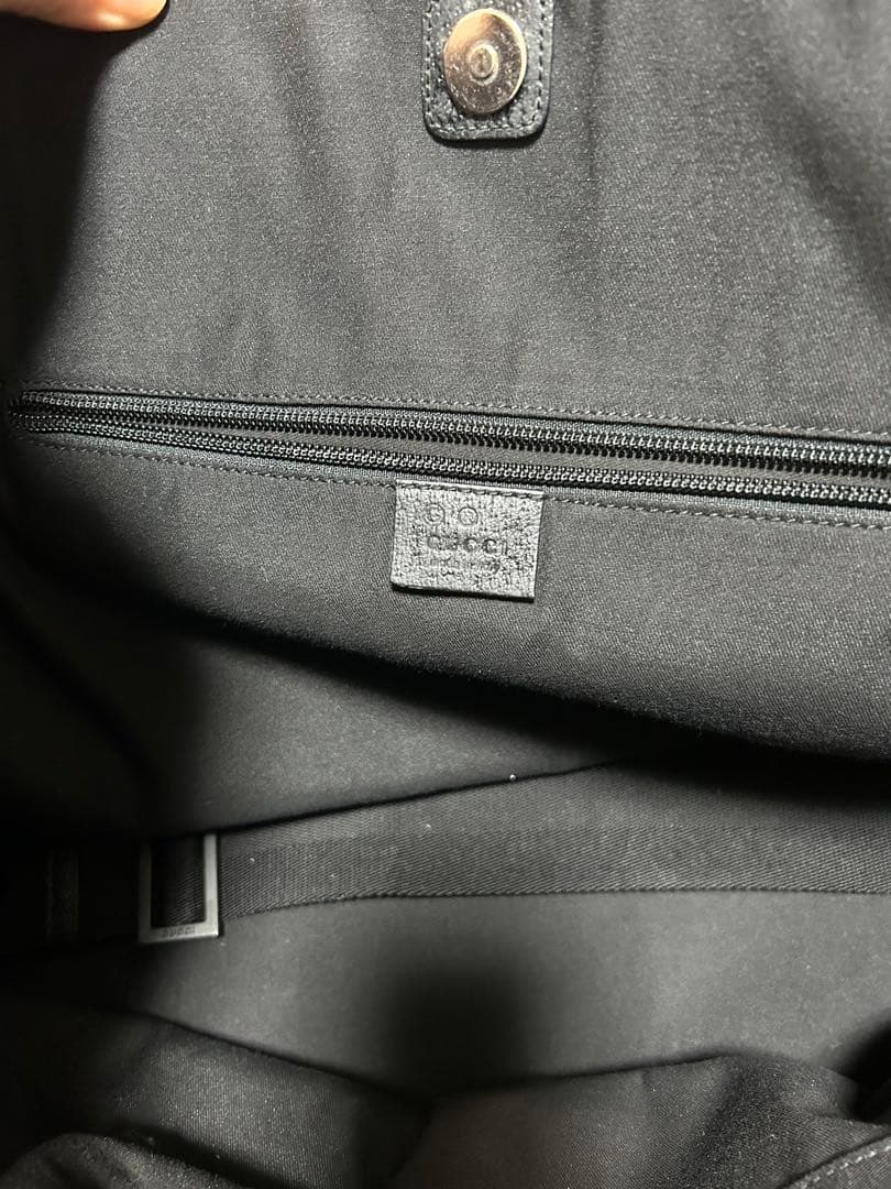 【GUCCI 】ブラック トートバッグ