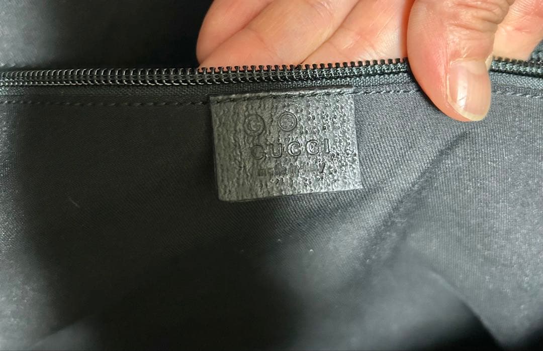 【GUCCI 】ブラック トートバッグ