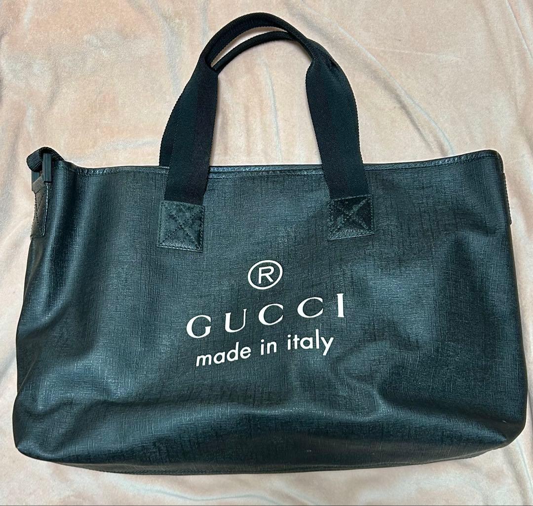 【GUCCI 】ブラック トートバッグ