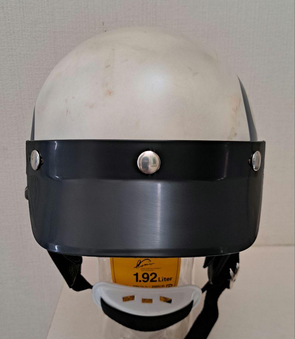 ショーティヘルメット　ポリヘル ブルーフレイムスエイジング塗装