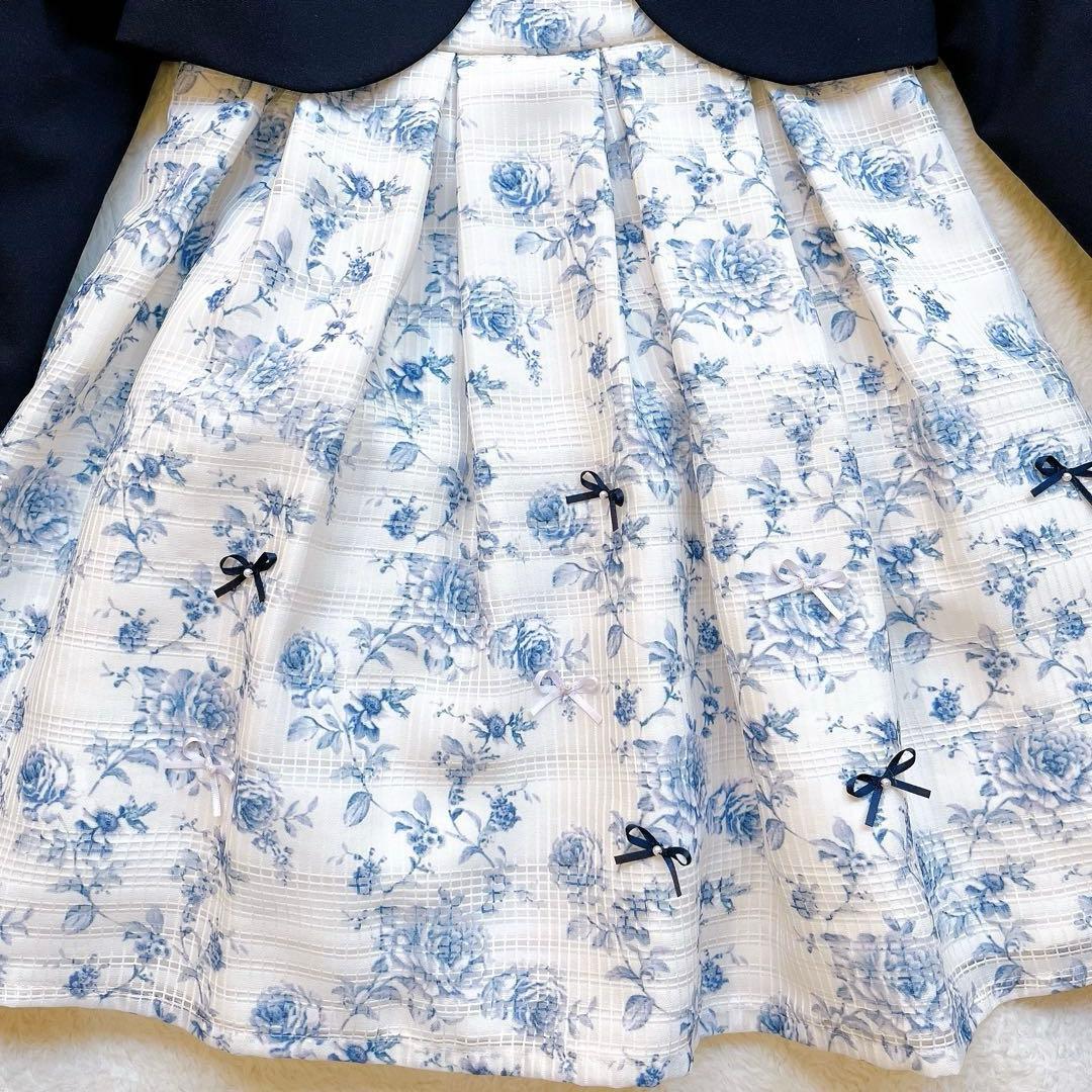 ショパンCHOPINフォーマル ワンピース＆ボレロ セット 花柄 卒園　入学式