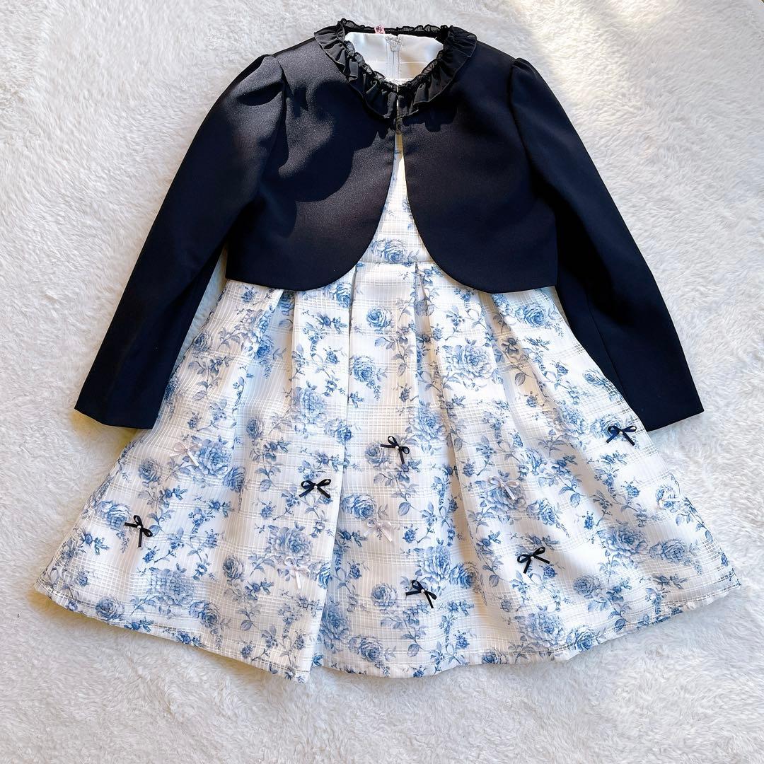 ショパンCHOPINフォーマル ワンピース＆ボレロ セット 花柄 卒園　入学式