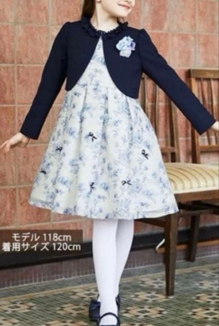 ショパンCHOPINフォーマル ワンピース＆ボレロ セット 花柄 卒園　入学式
