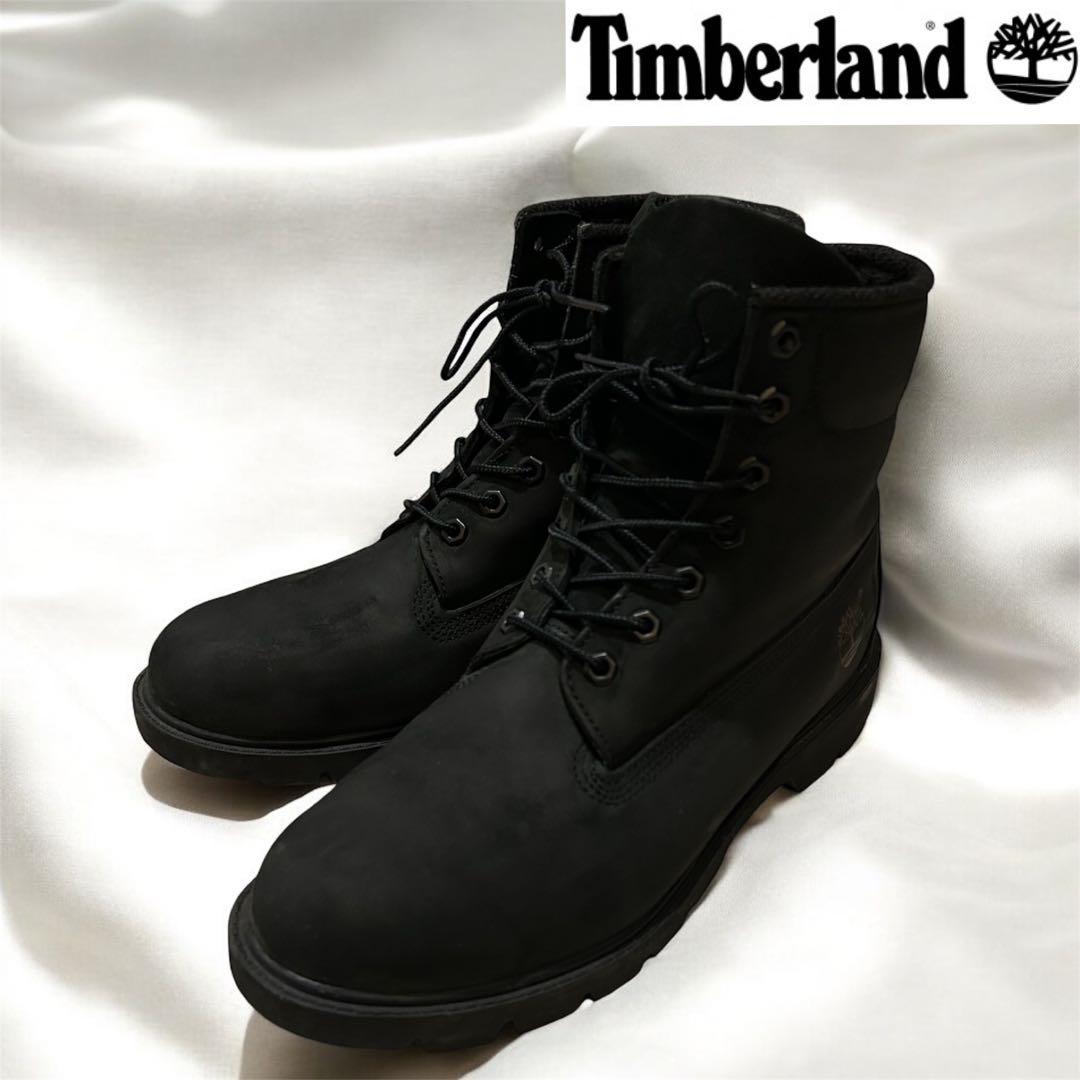 ティンバーランド　ワークブーツ　スエード　ブラック　 黒　28cm
