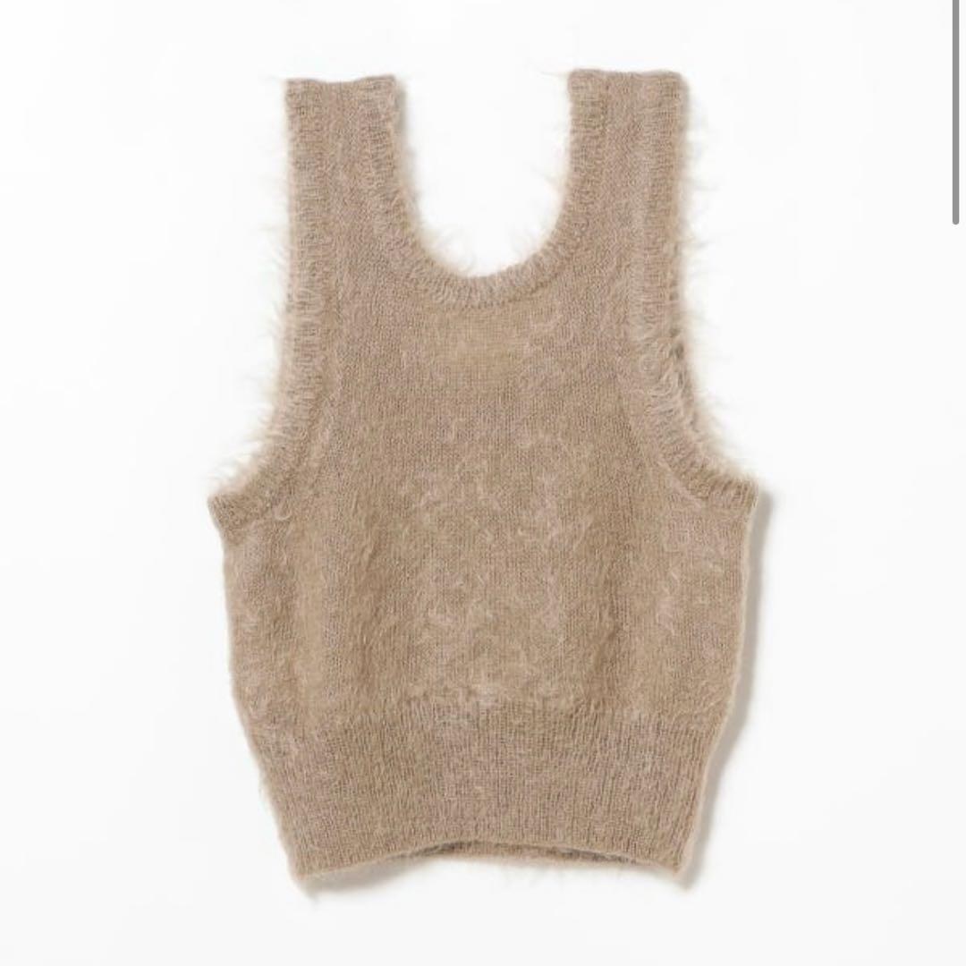 トップス AURALEE MOHAIR KNIT TANK