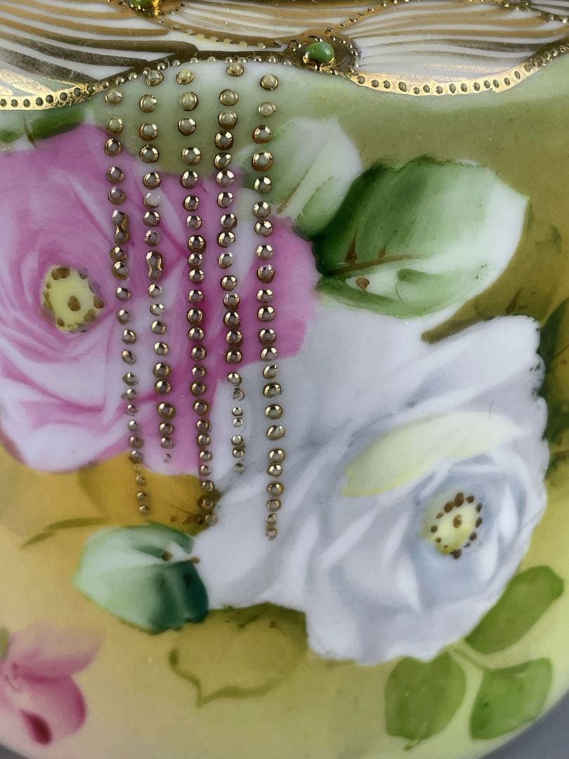 【専用】オールドノリタケ 薔薇紋 シュガーボウル クリーマー ジュエル 金盛り