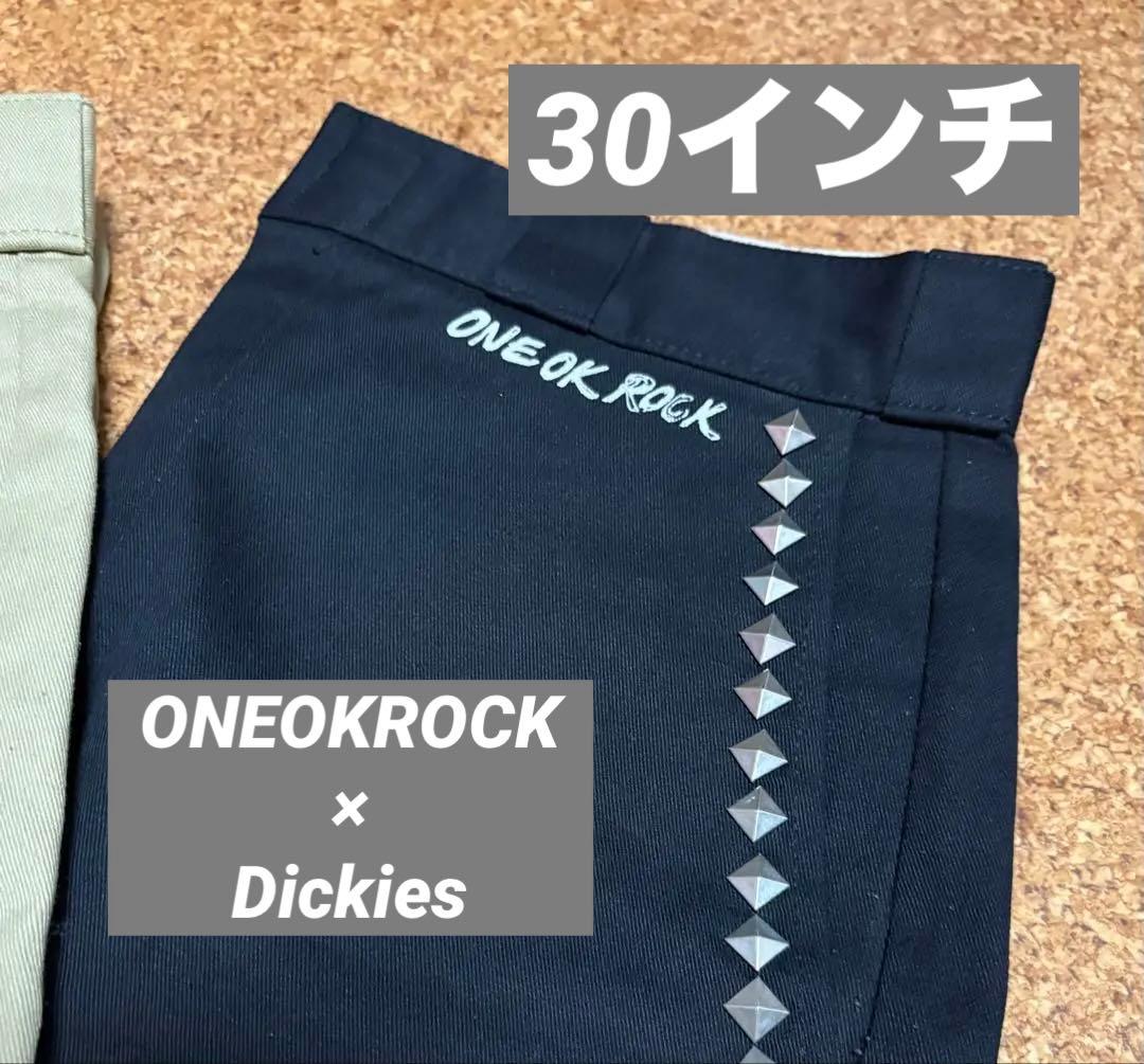 【ONE OK ROCK】Dickies ハーフパンツ ブラック