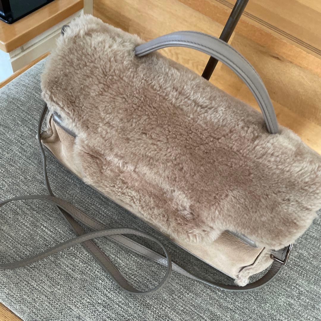 ZANELLATO ムートン　ショルダー　バッグ SOAVE ¥119,900