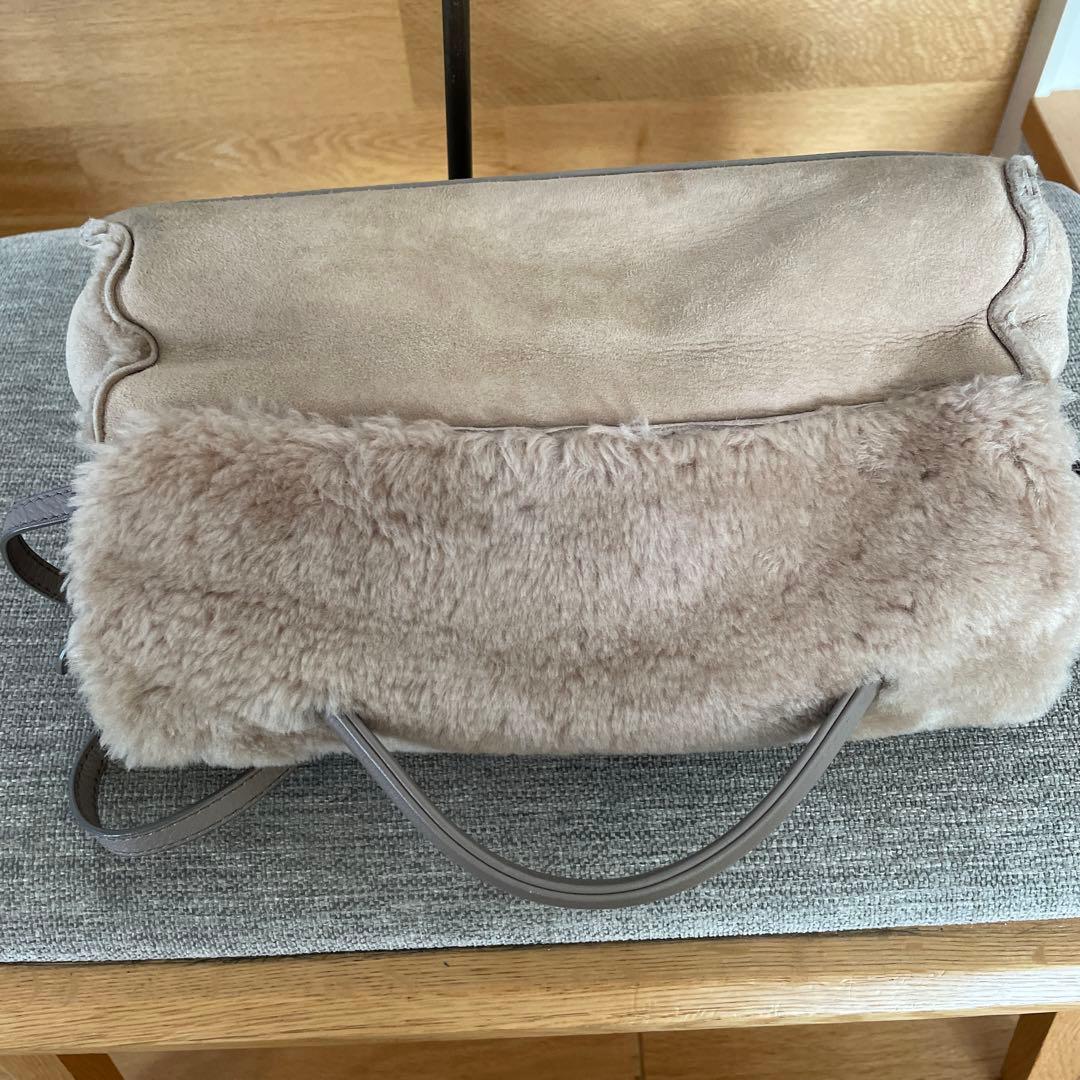 ZANELLATO ムートン　ショルダー　バッグ SOAVE ¥119,900