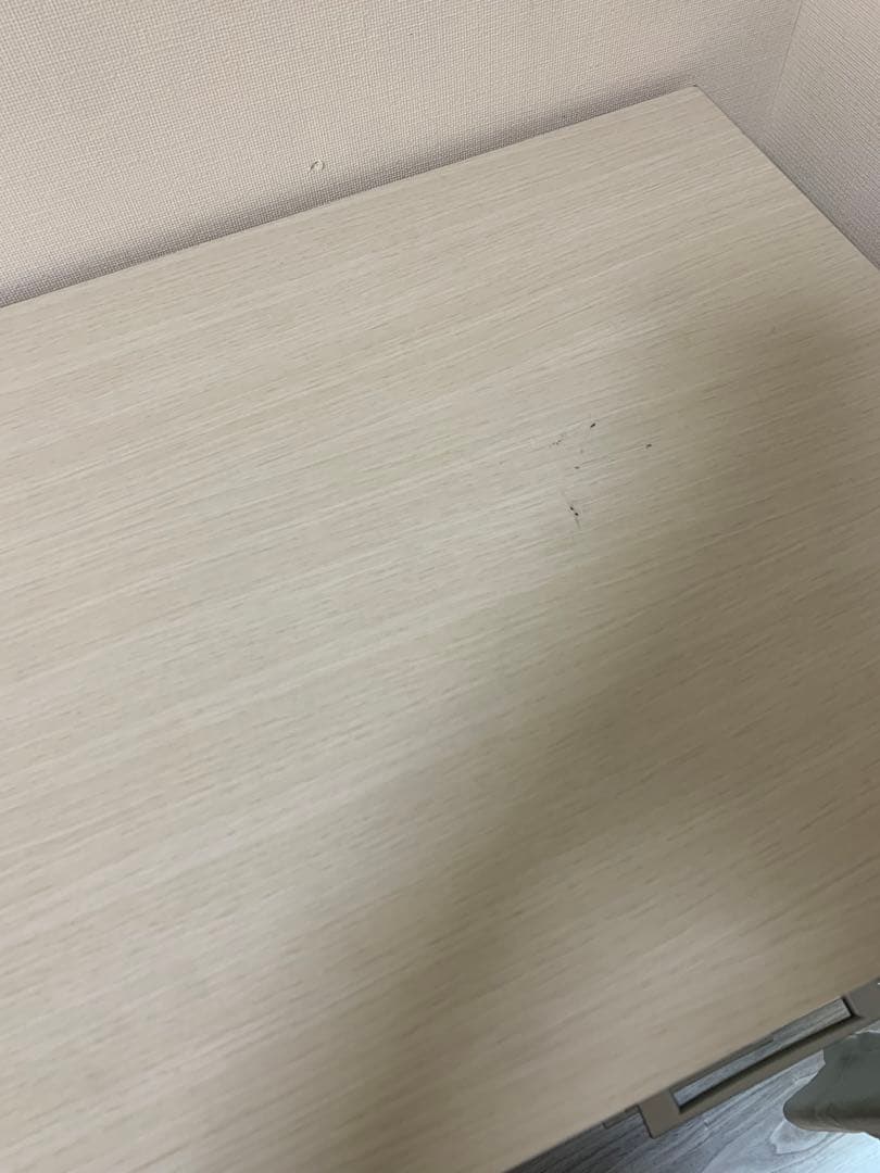 ホワイト木製チェスト 4段