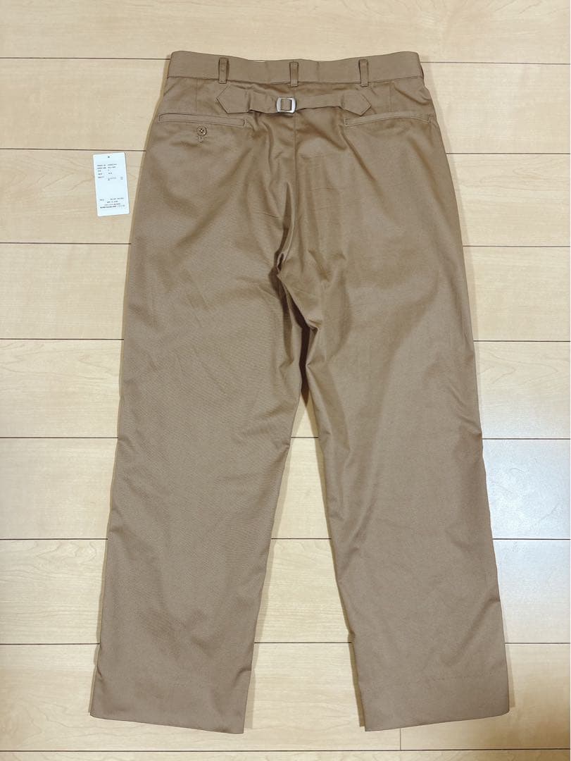 FOUNDOUR (ファウンダ) 25SS \"TWILL PANT\" BEIGE