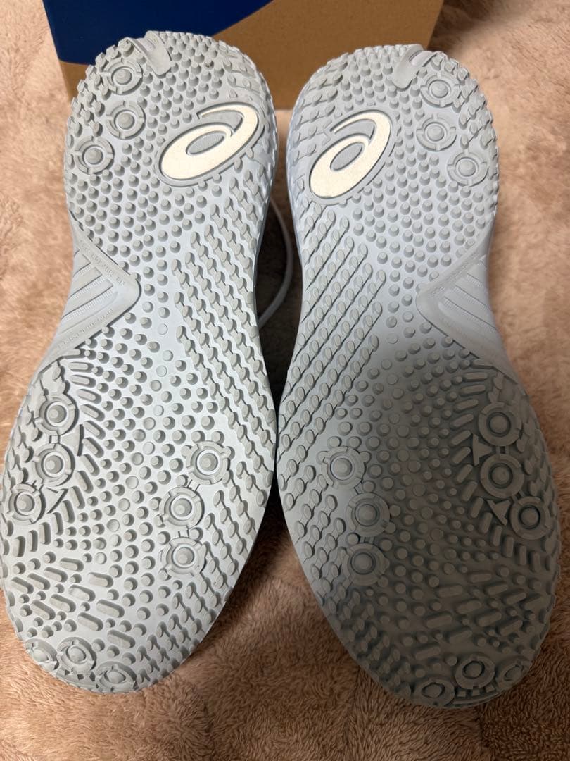 ASICS テニスシューズ　ゲルレゾリューションXワイド　オムニクレー