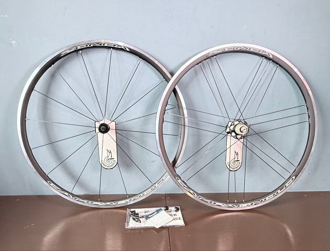 【新品・未使用】カンパニョーロ・ゾンダ C17 シマノフリー・クイックリリース付