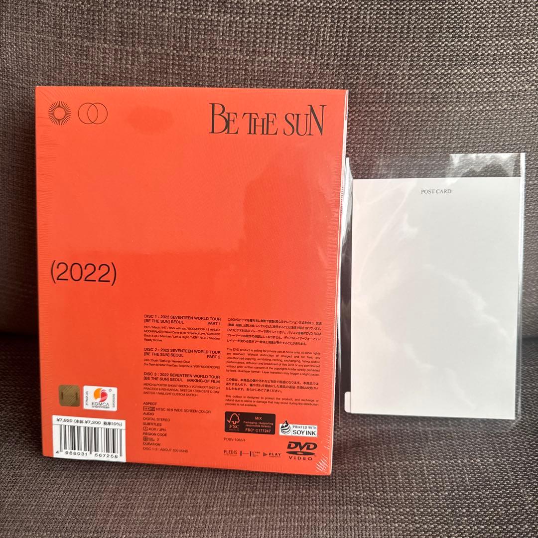 【新品未開封】SEVENTEEN[BE THE SUN]日本語字幕 ポストカード