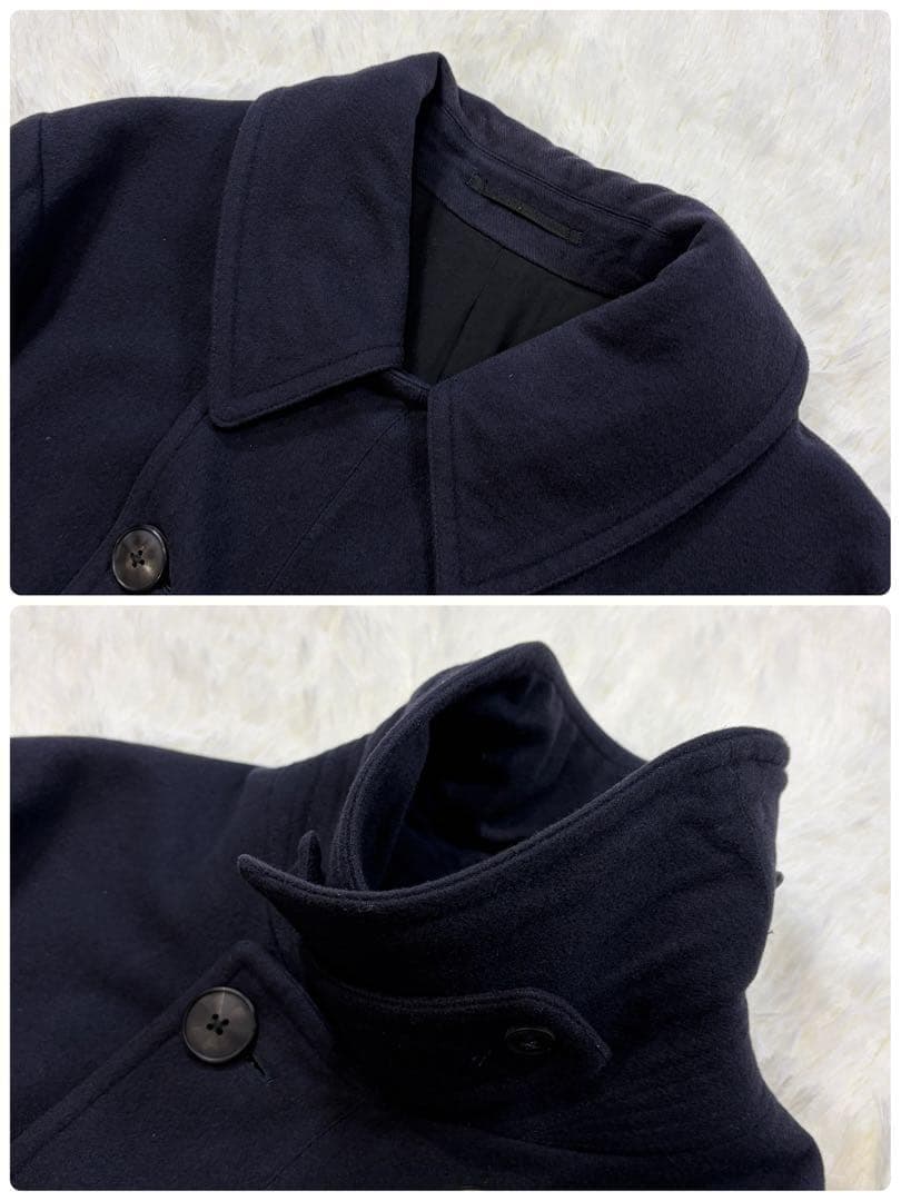 【カシミヤ100%】COMOLI 19AW ピーコート ネイビー L 定価20万