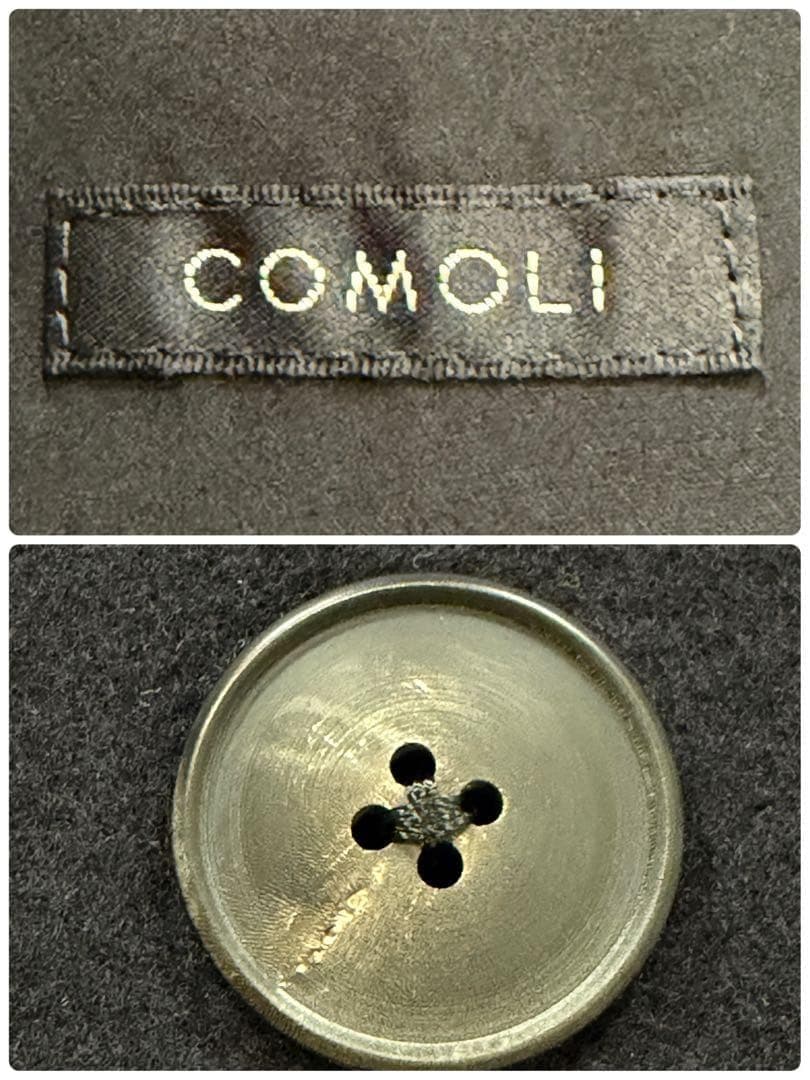 【カシミヤ100%】COMOLI 19AW ピーコート ネイビー L 定価20万