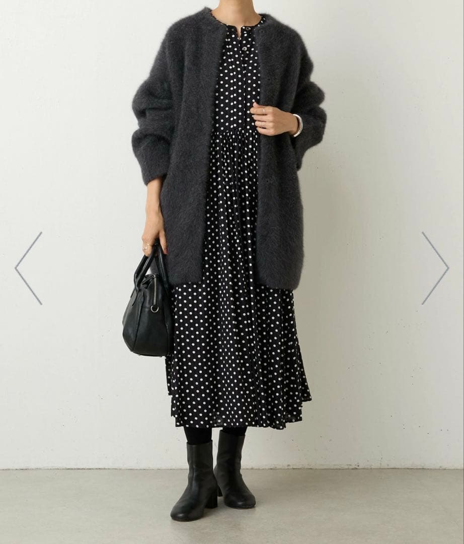 BEARDSLEY ビアグリード水玉　ドットワンピース