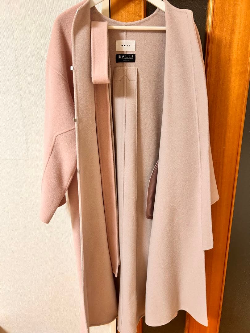 2023秋冬 FRAY I.D カシミヤ混BALLIリバーコート