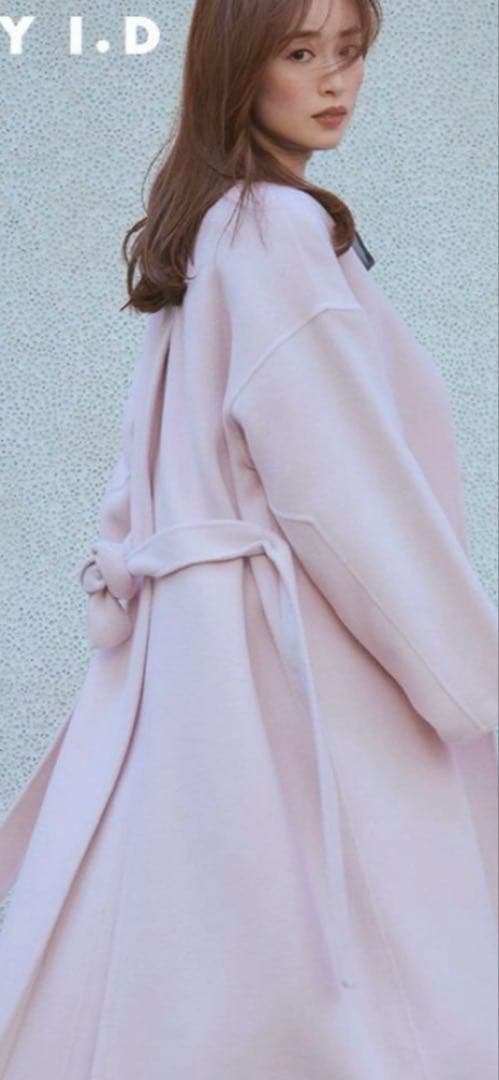 2023秋冬 FRAY I.D カシミヤ混BALLIリバーコート