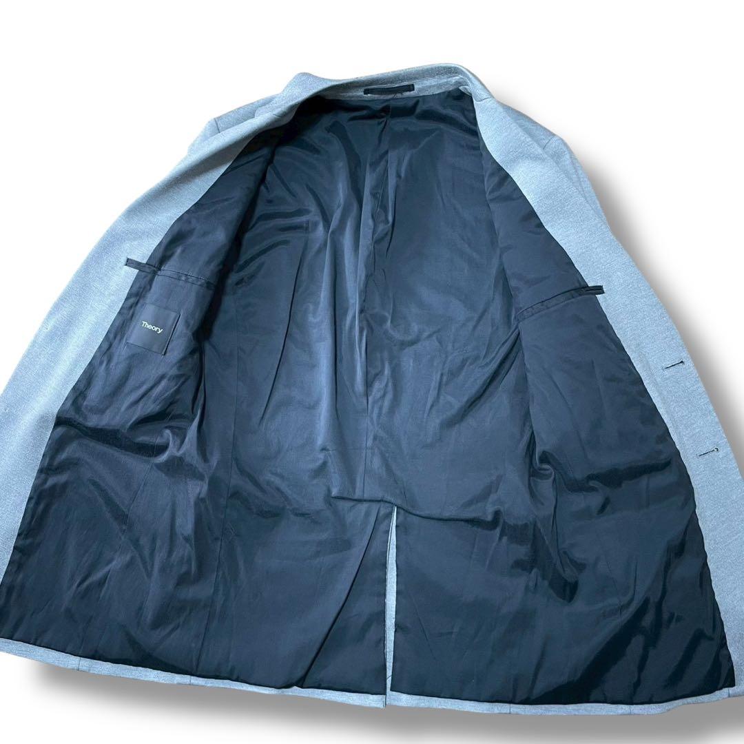 未使用級 現行 Theory メンズスーツ セットアップ グレー 近年