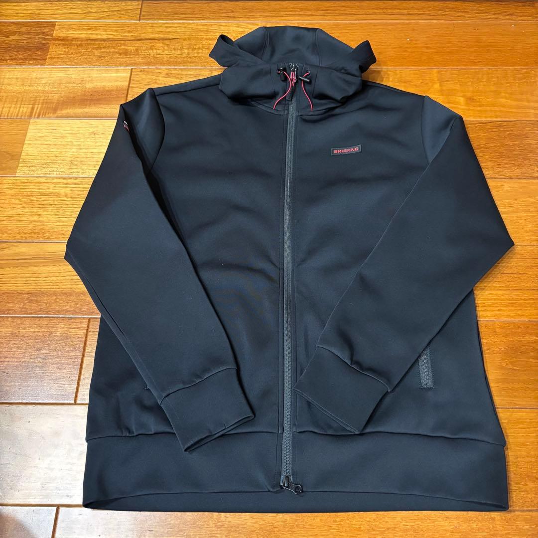 BRIEFING GOLF 3Dロゴパーカー　ブラック　メンズL