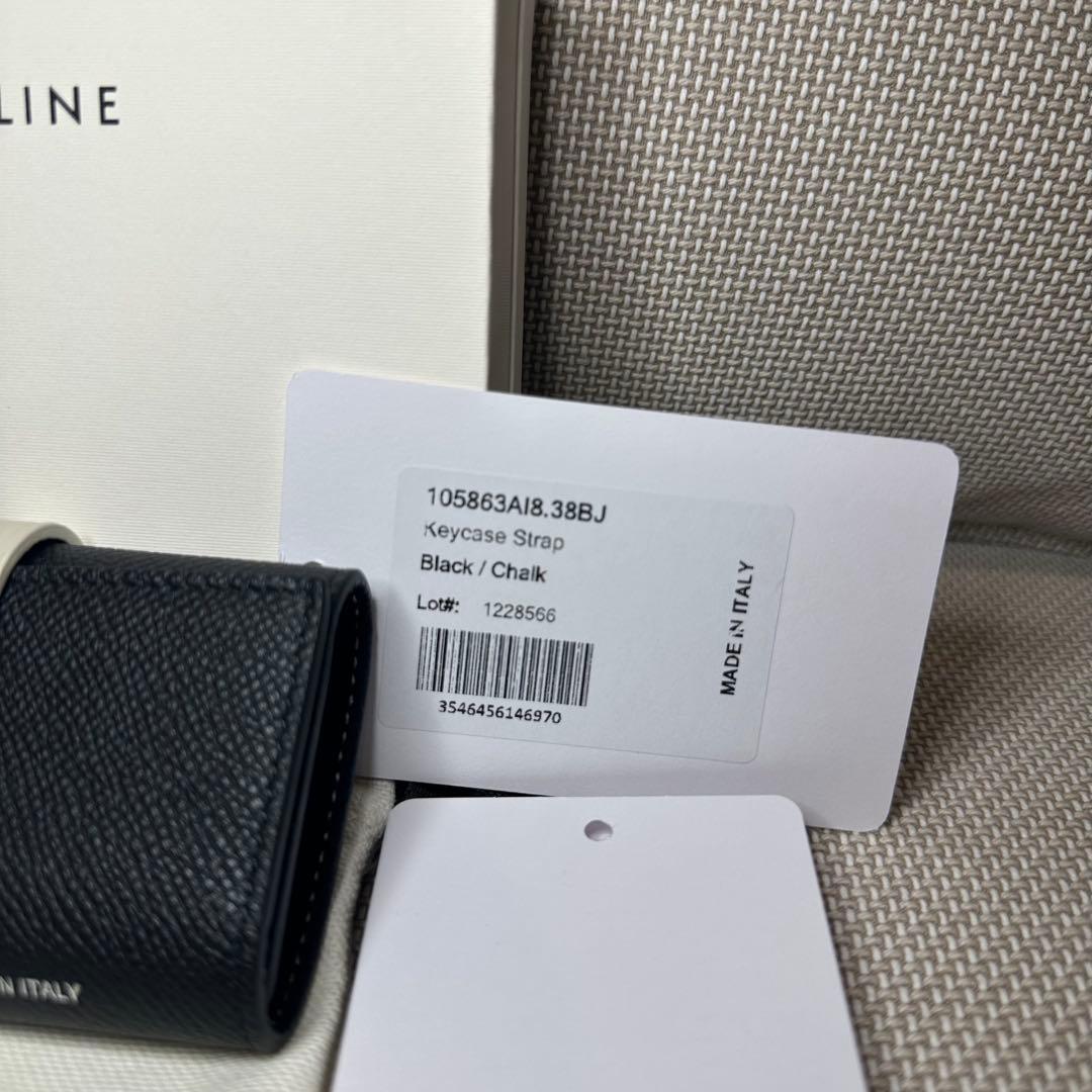 【正規品】CELINE セリーヌ バイカラー キーケース