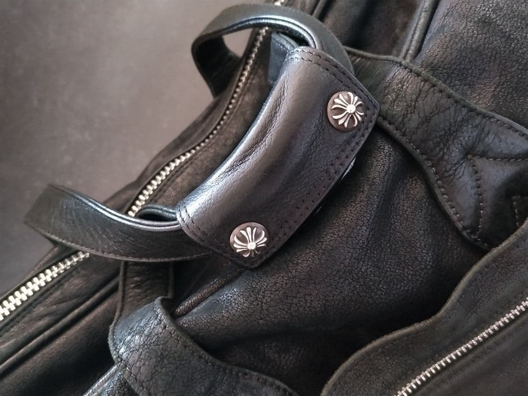 クロムハーツ ダイパーバッグ ビジネスバッグ デストロイレザー 2WAY