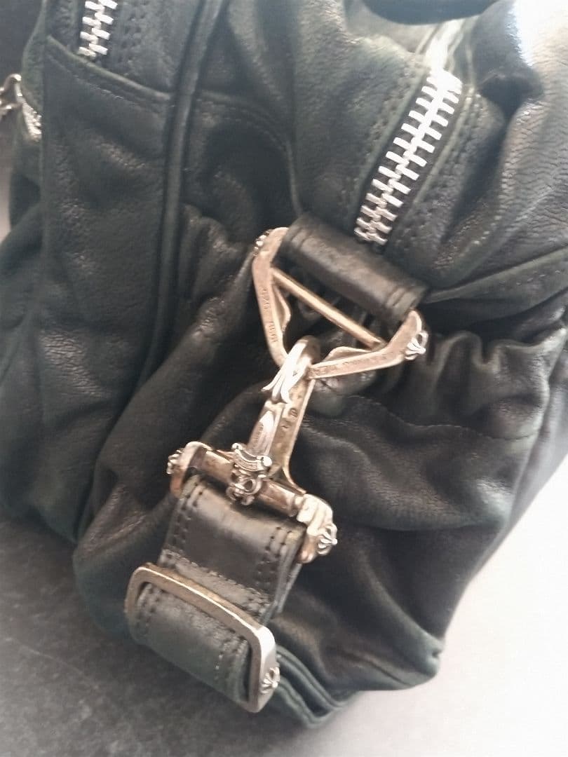 クロムハーツ ダイパーバッグ ビジネスバッグ デストロイレザー 2WAY