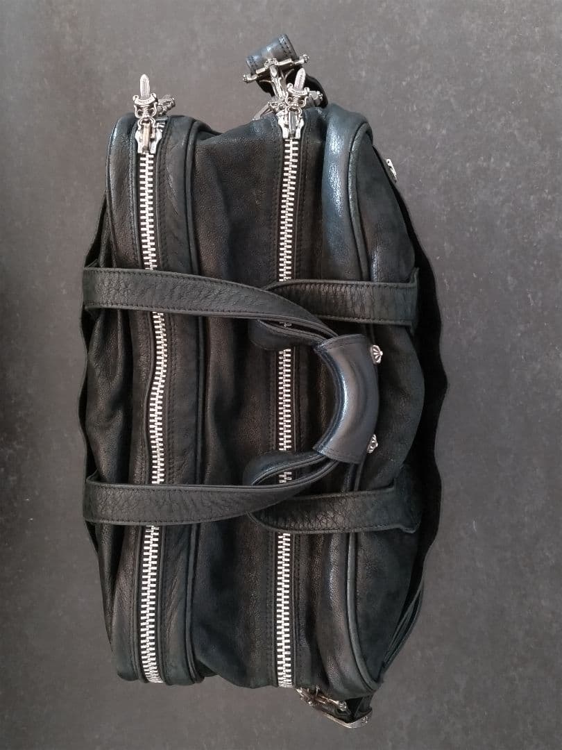 クロムハーツ ダイパーバッグ ビジネスバッグ デストロイレザー 2WAY