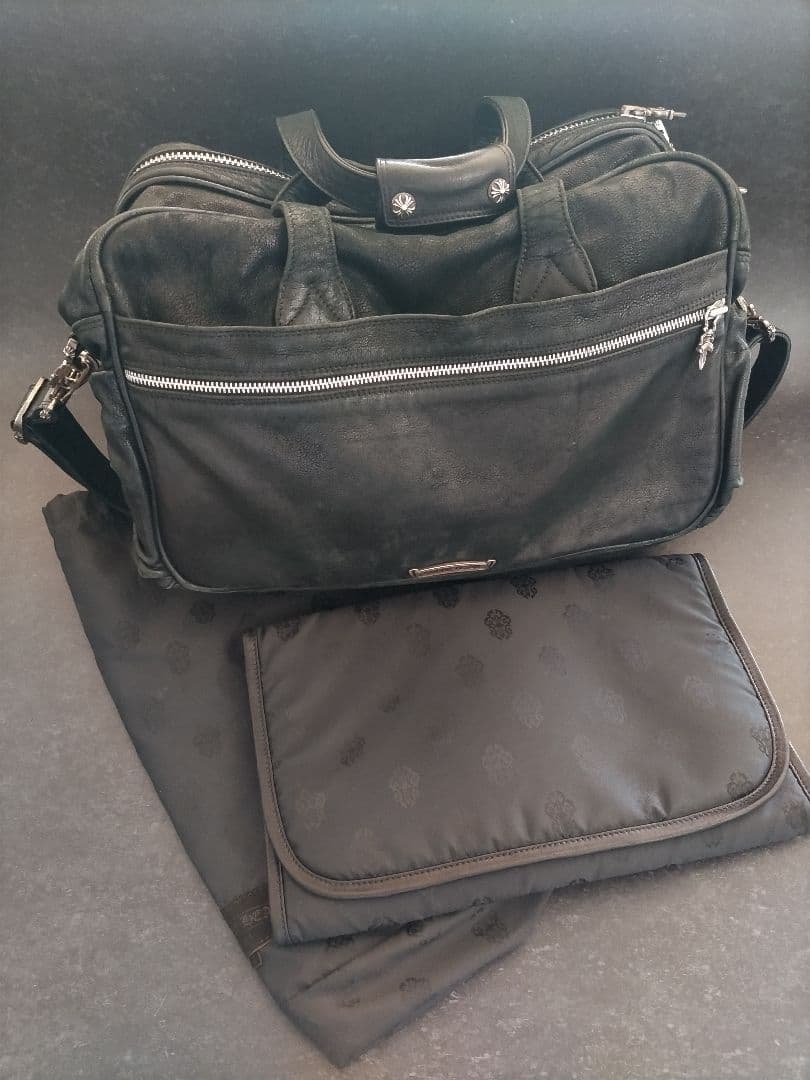 クロムハーツ ダイパーバッグ ビジネスバッグ デストロイレザー 2WAY