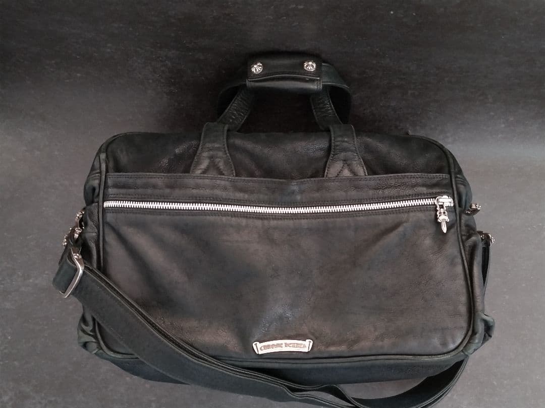 クロムハーツ ダイパーバッグ ビジネスバッグ デストロイレザー 2WAY