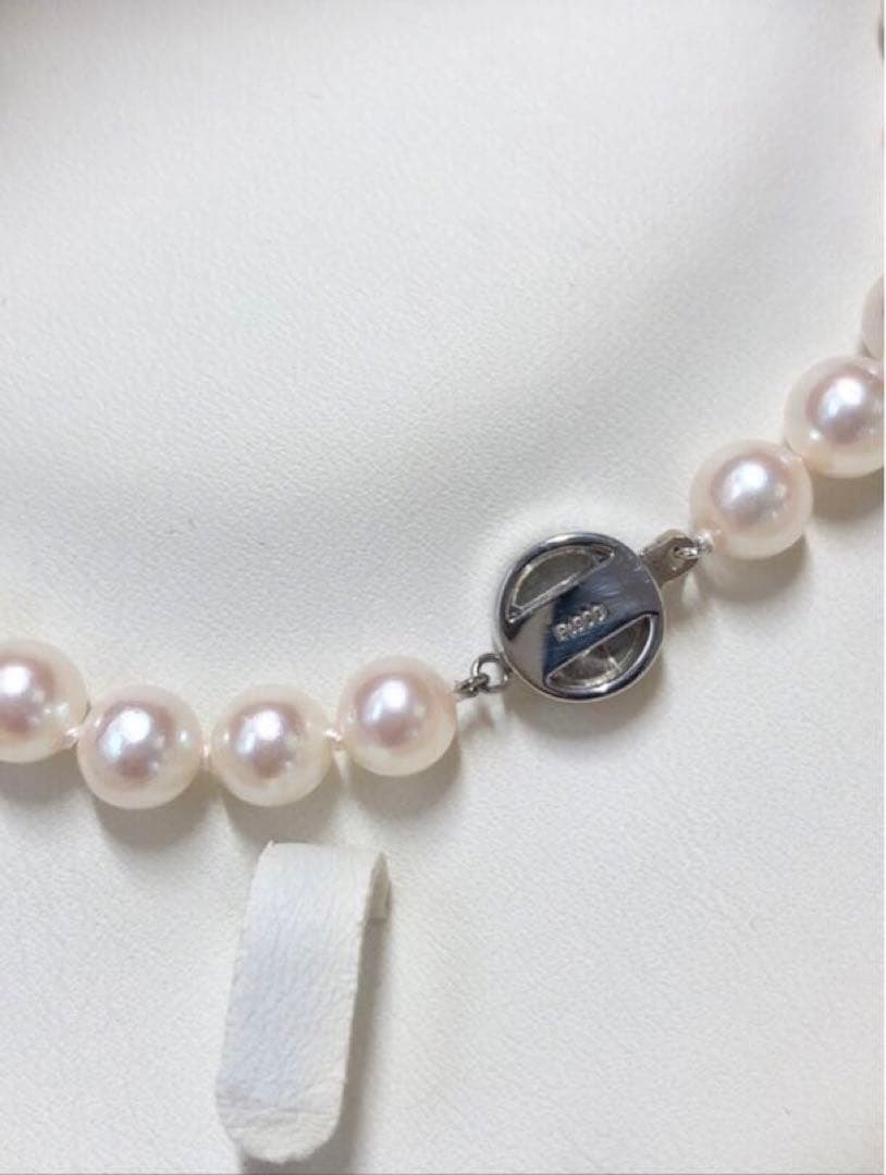 【美品】アコヤ真珠　ネックレス　イヤリング　鑑別書付