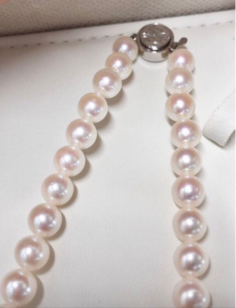 【美品】アコヤ真珠　ネックレス　イヤリング　鑑別書付