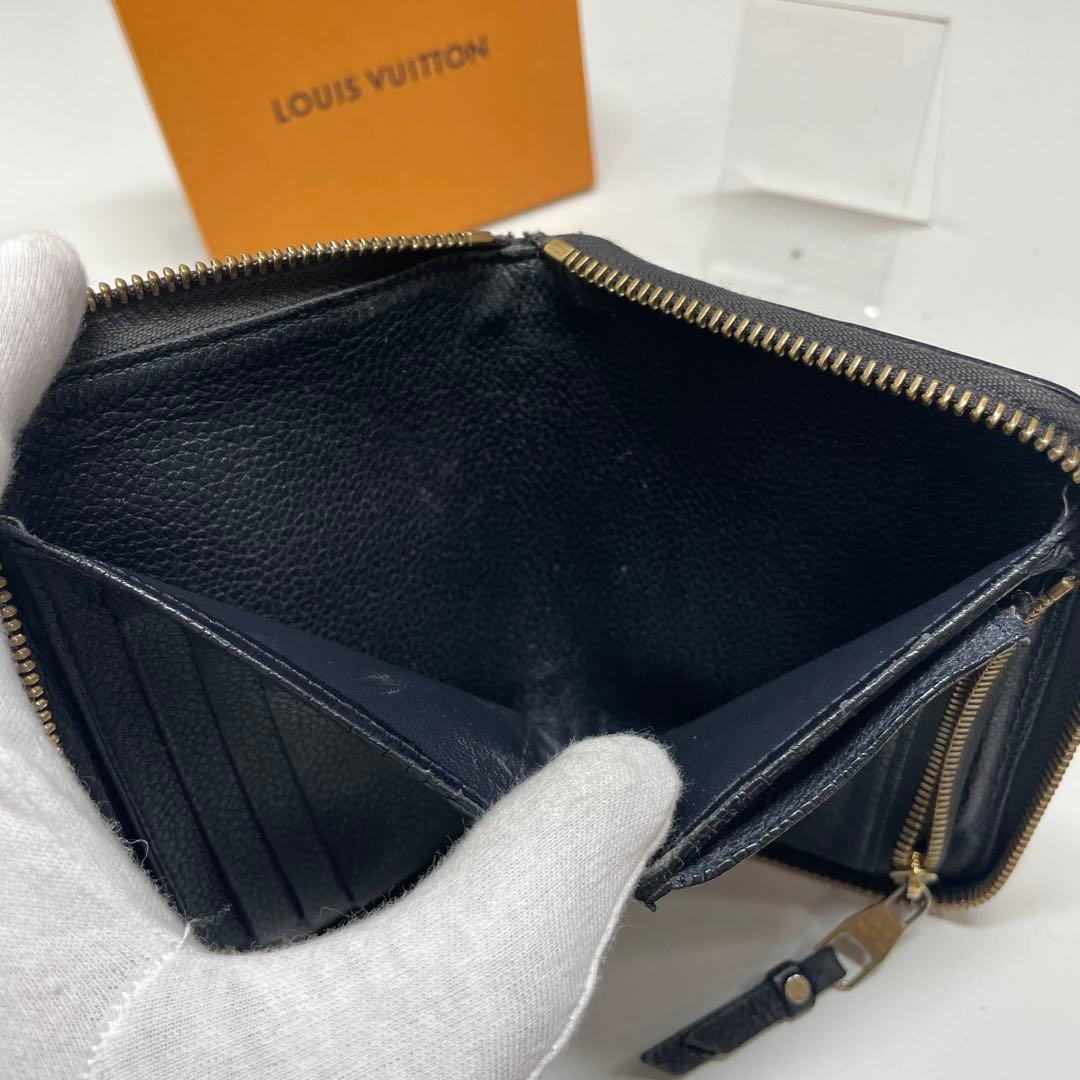 ト*ジ様 LOUIS VUITTON アンプラント　スクレット　ブラック二つ折り