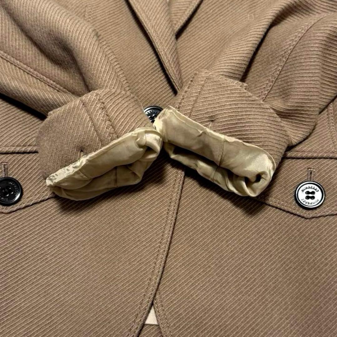 未使用級 バーバリーロンドン テーラードジャケット 裏地ノバチェック 38